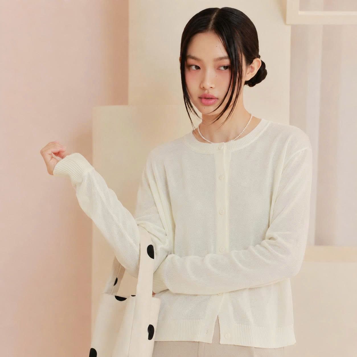 Áo len cardigan Yona Long Sleeve Top nhiều màu