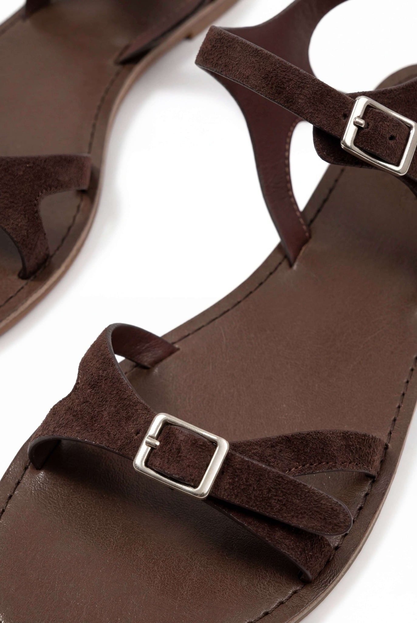 Giày Suede Strappy Sandals nhiều màu