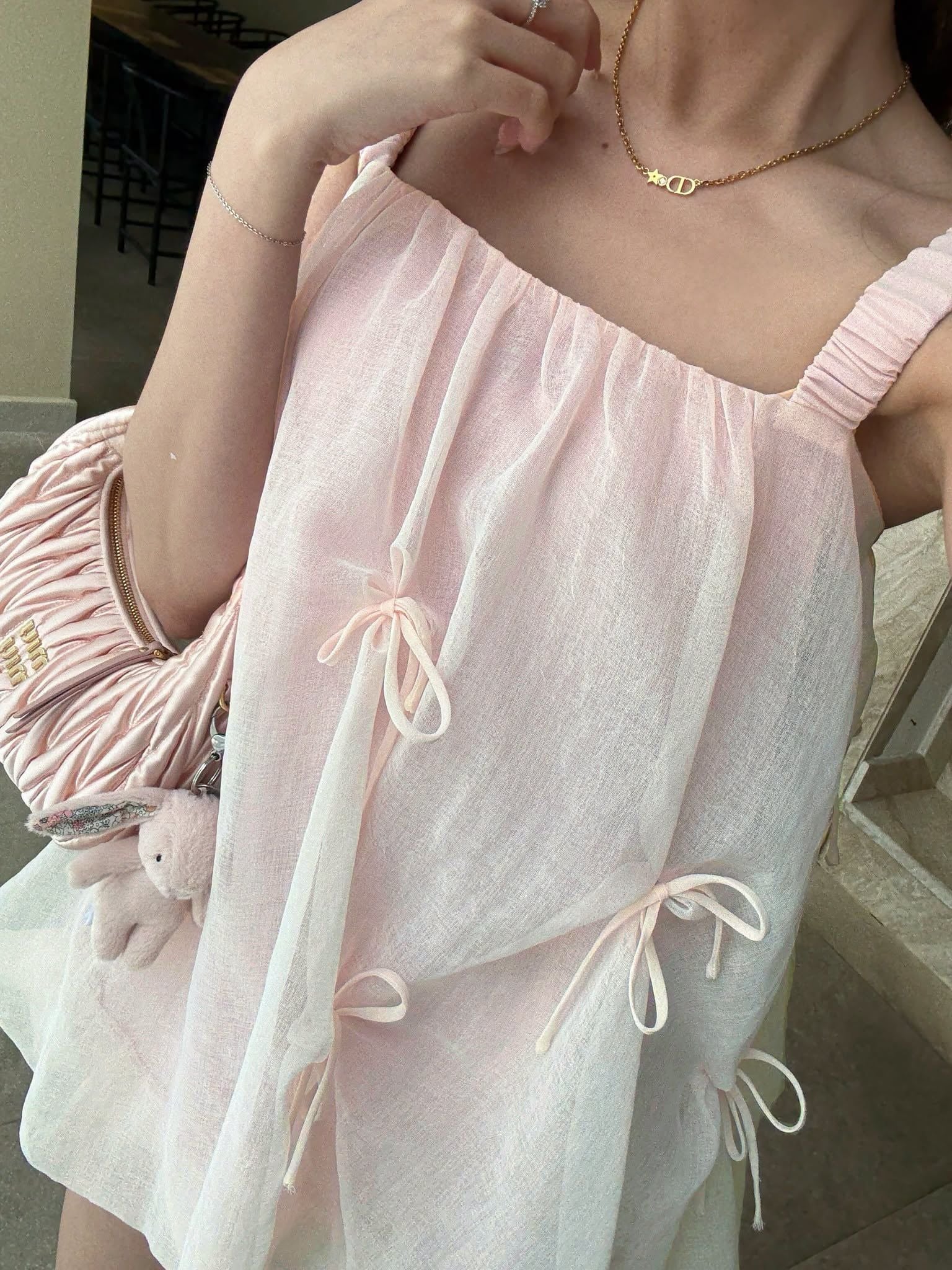 Đầm bí hai dây Laina Dress nhiều màu