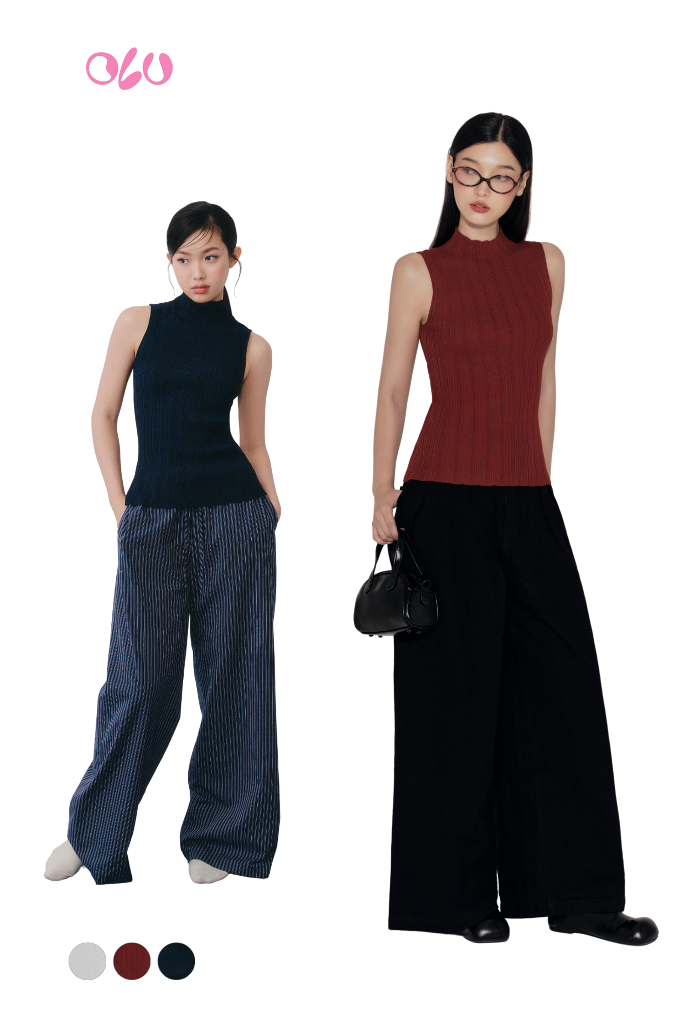 Áo Janece Knit Top nhiều màu