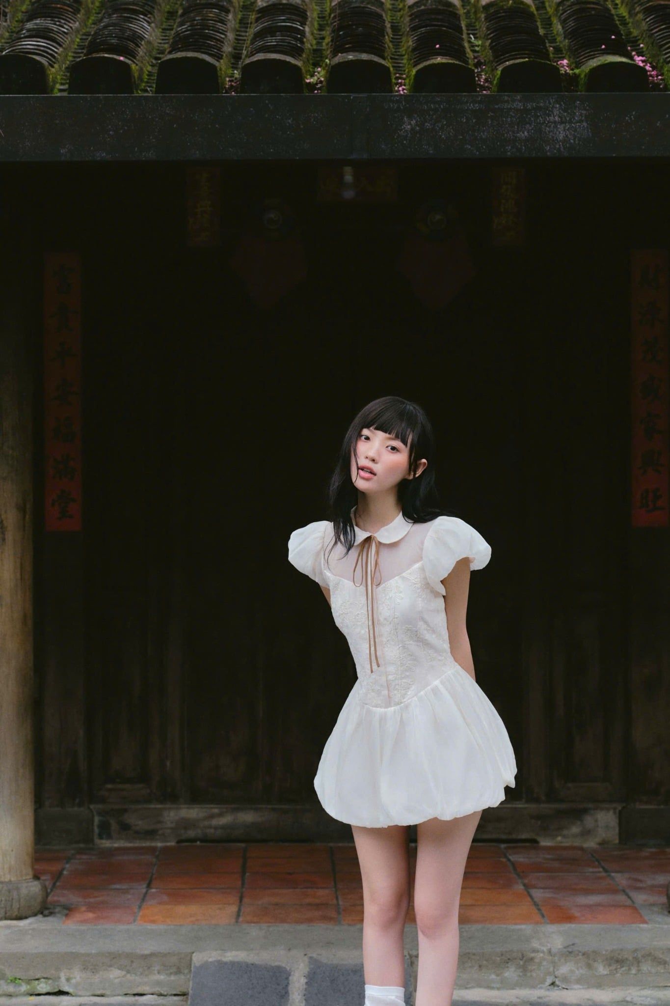 Đầm bí tay phồng Idalia Dress nhiều màu