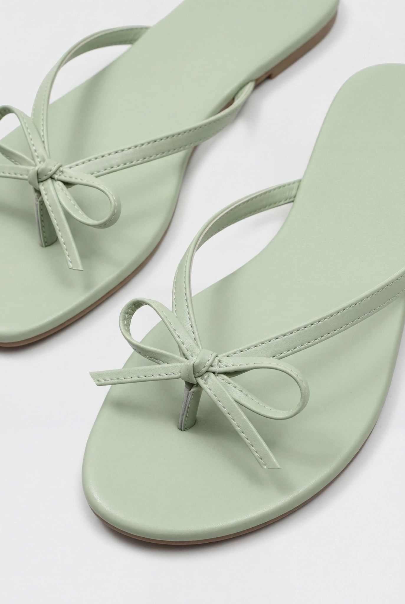 Dép Bow Strappy Flat Sandals nhiều màu