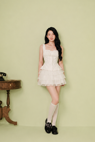 Áo peplum cổ vuông Gwyneth Top nhiều màu