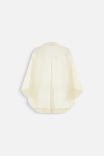  Áo khoác xoan cánh dơi Beige Silky Batwing Coat 