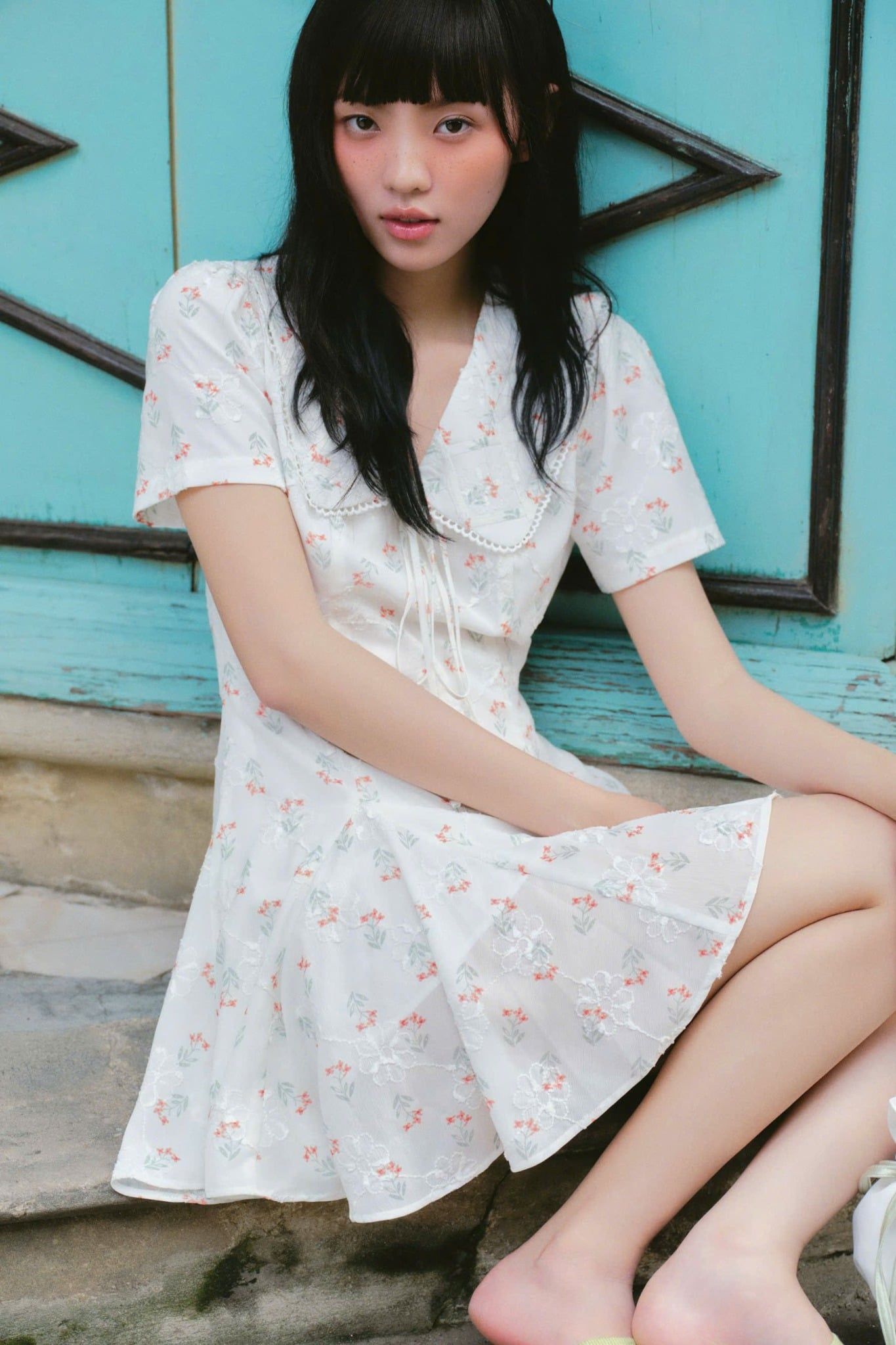 Váy hoa chiết eo Fleur Mini Dress nhiều màu