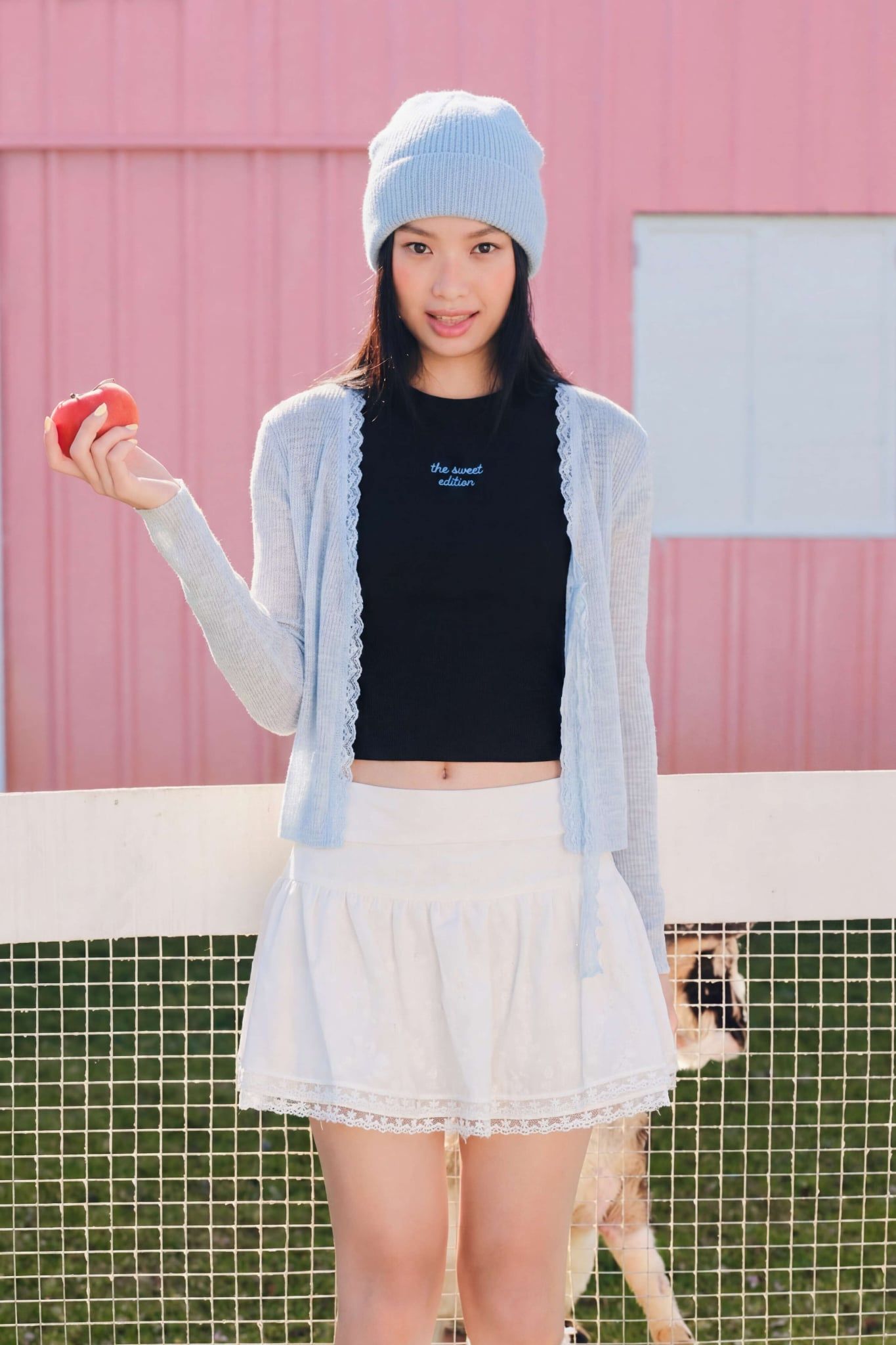 Áo cardigan Ribbon Knit nhiều màu