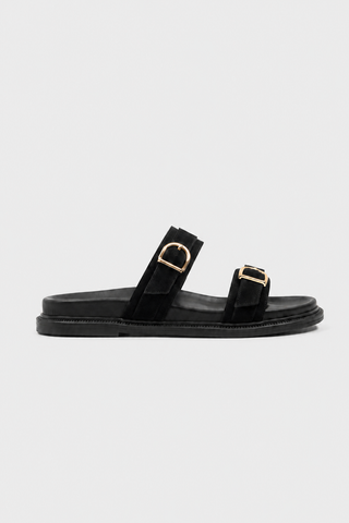 Dép Buckled Flat Sandals nhiều màu