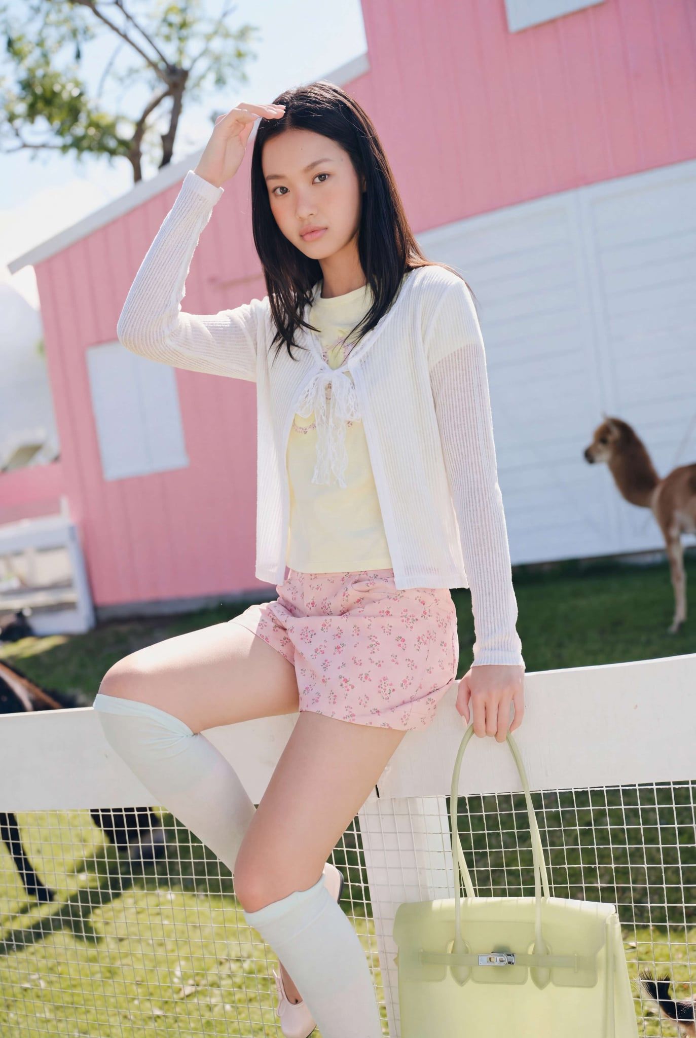 Áo cardigan Ribbon Knit nhiều màu