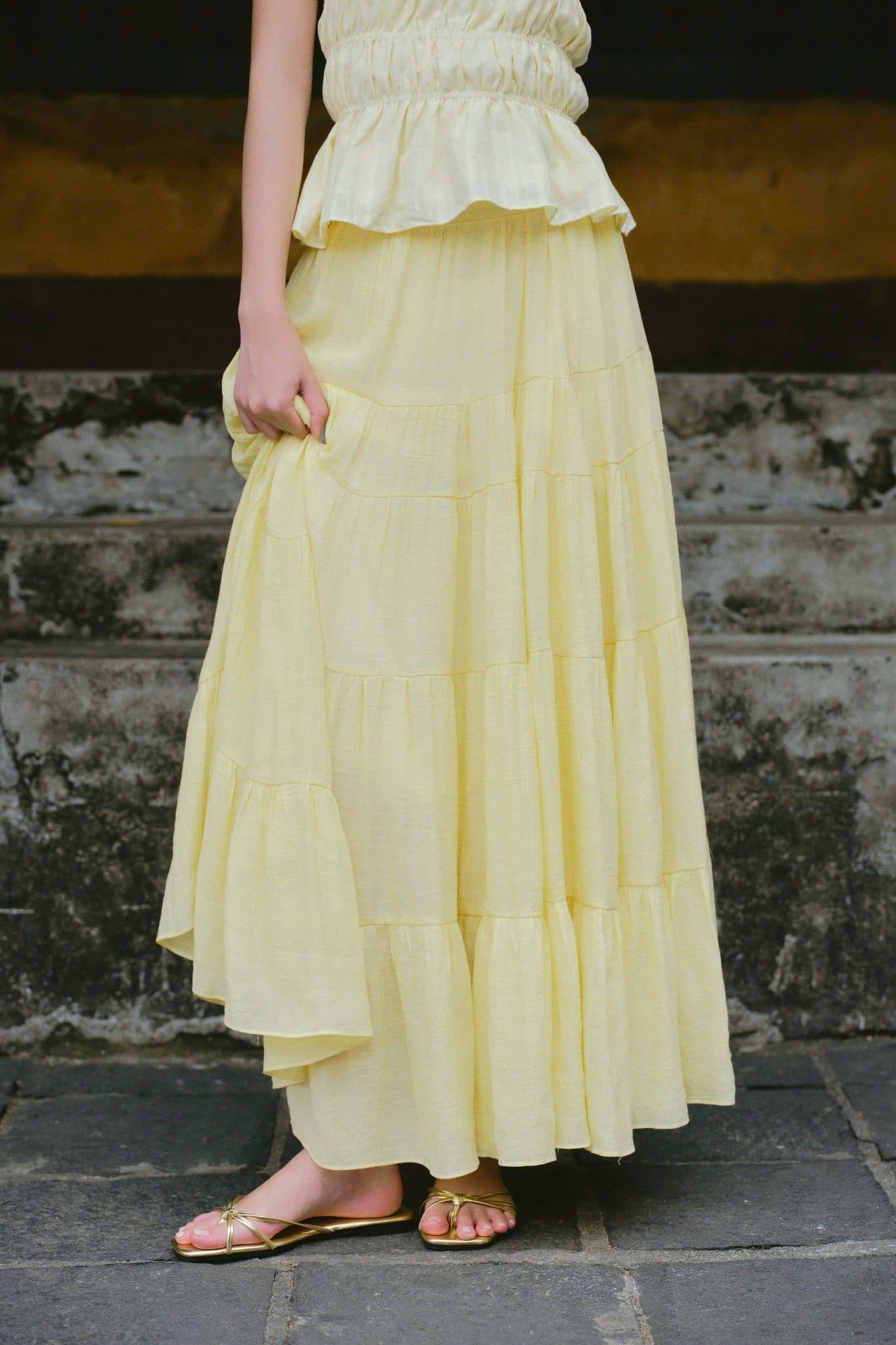 Chân váy midi Alie Midi Skirt nhiều màu