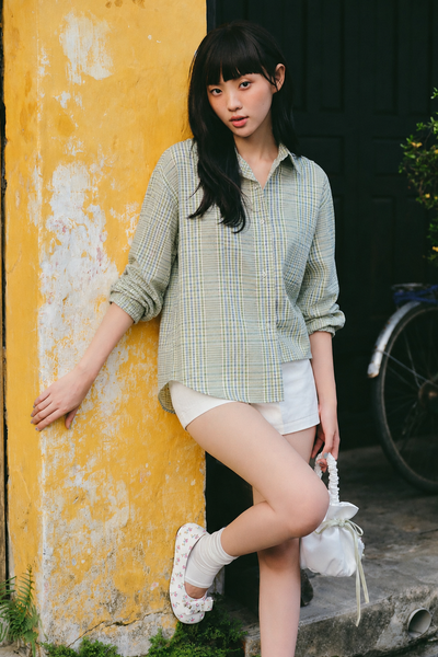  Áo sơ mi Striped Long Sleeves Shirt nhiều màu 