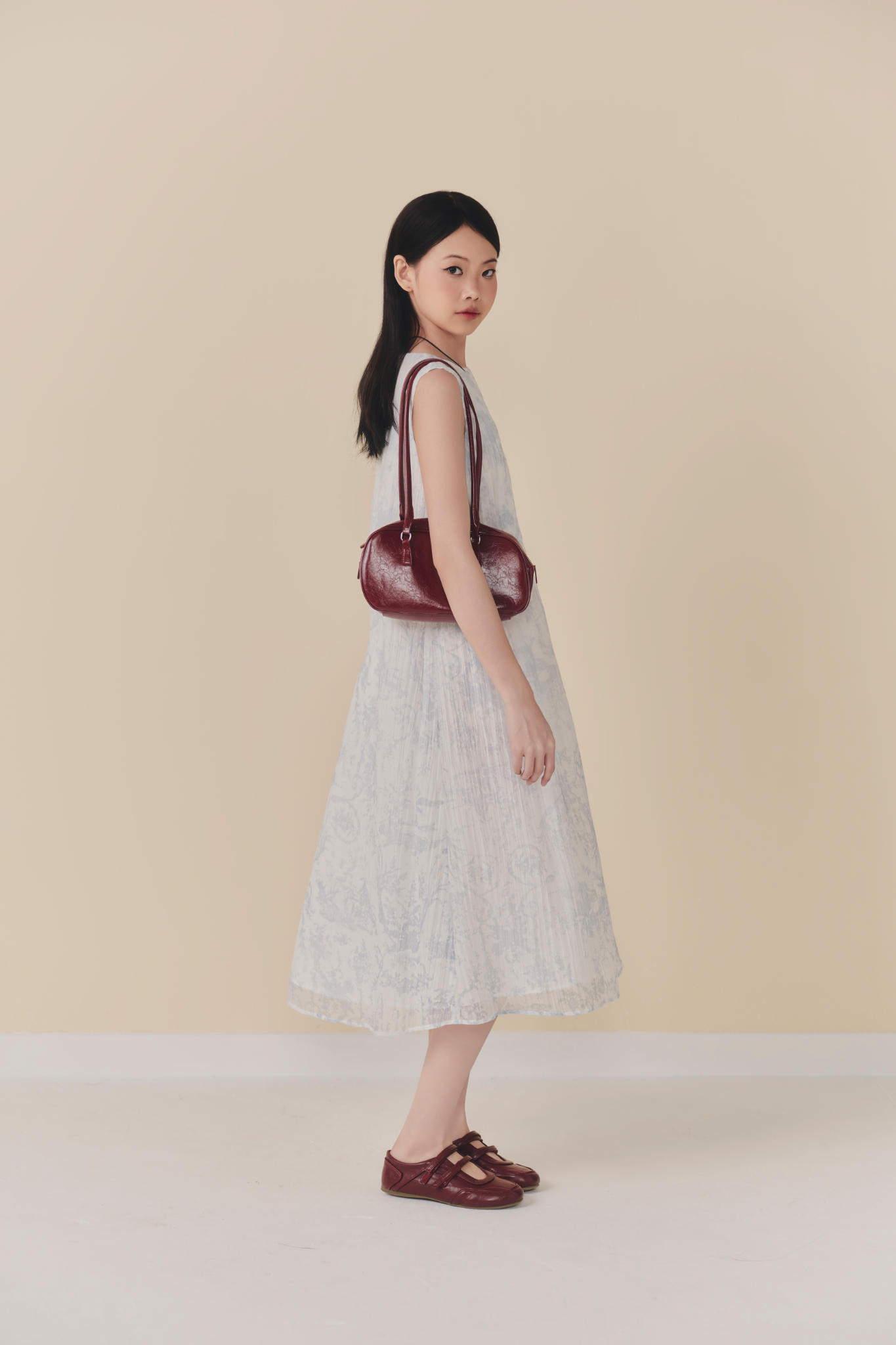 Clydie Maxi Dress in Azure