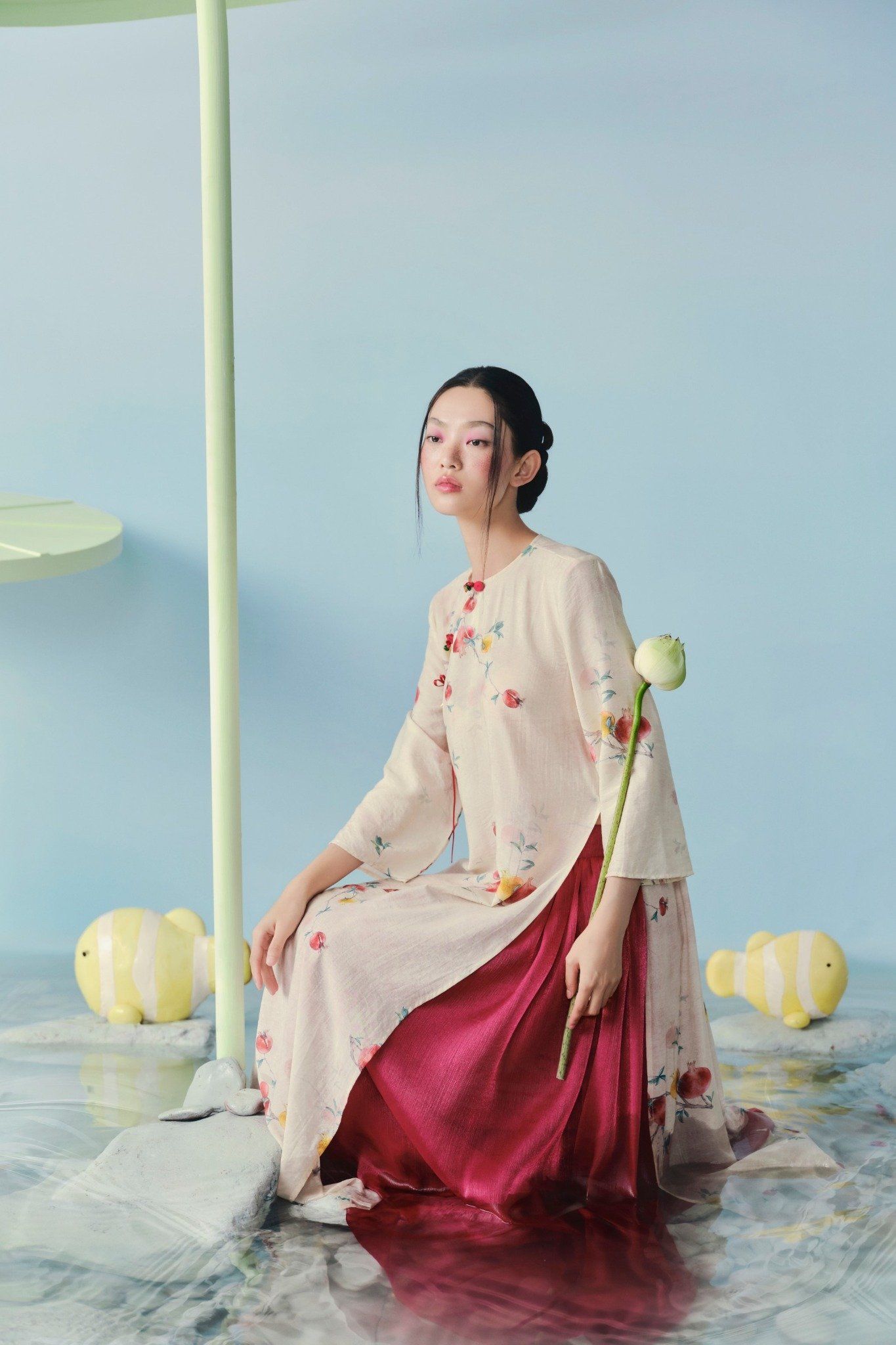 Áo Dài Hân Nghiên (Không kèm quần)