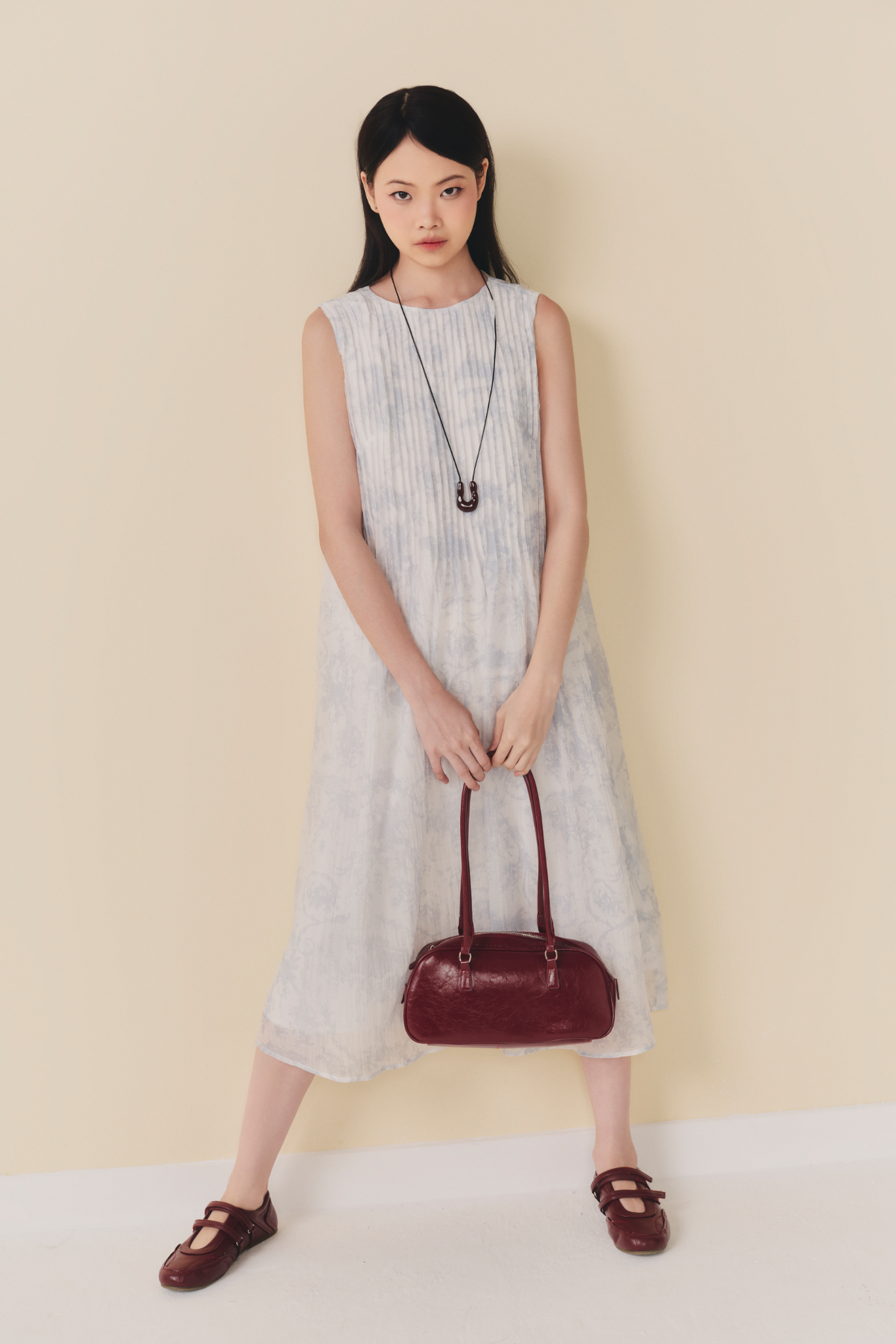 Clydie Maxi Dress in Azure