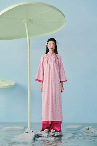 Quần áo dài lụa Silk Trouser nhiều màu