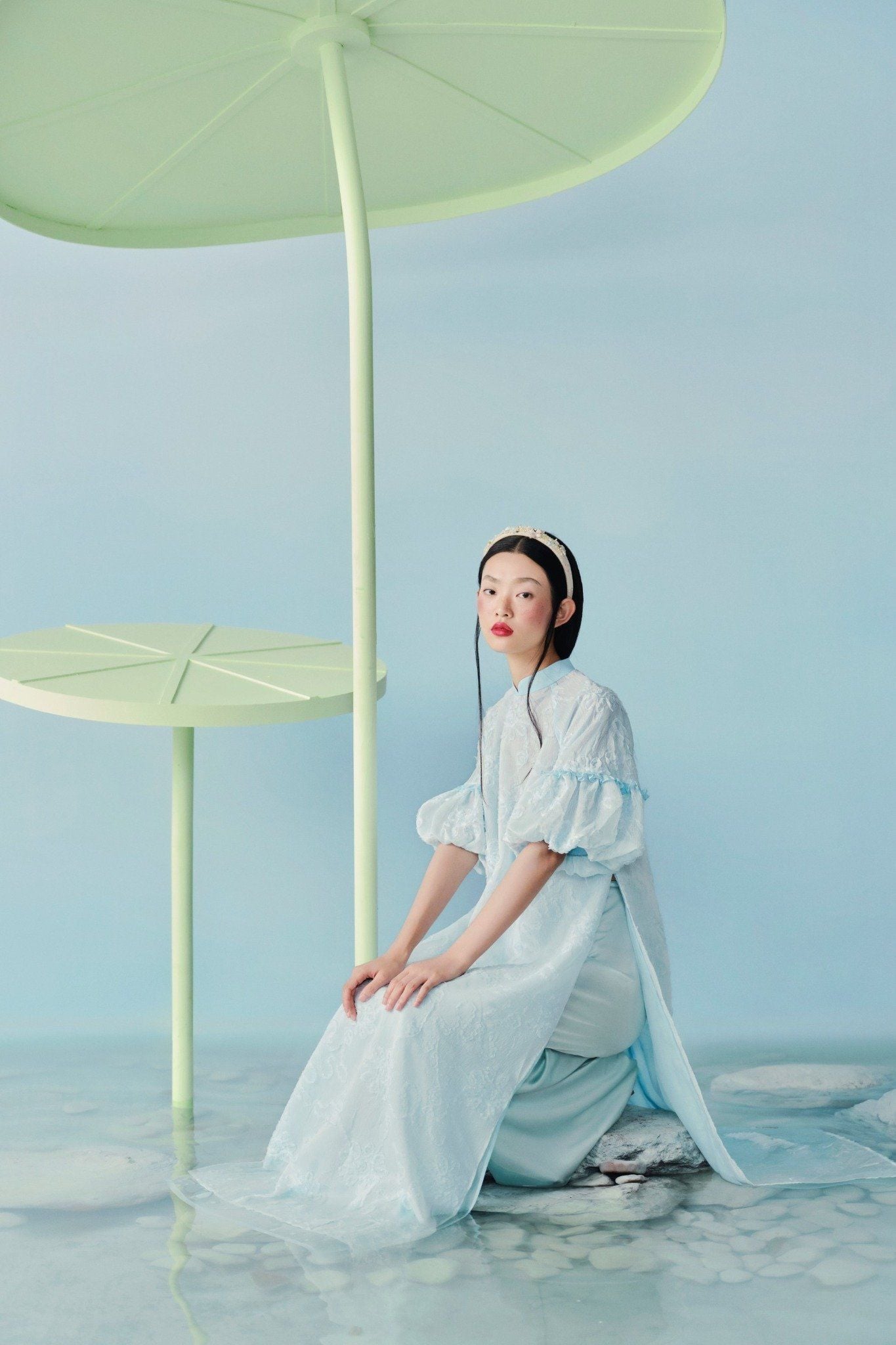 Áo Dài Diêu Uyển (Không kèm quần)