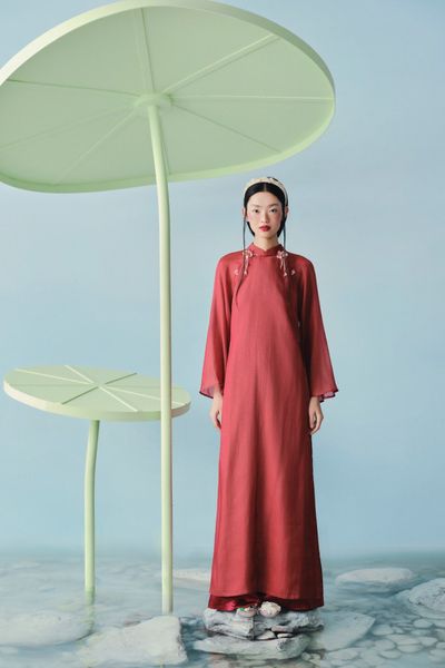  Áo Dài Đan Duyên (Không kèm quần) 