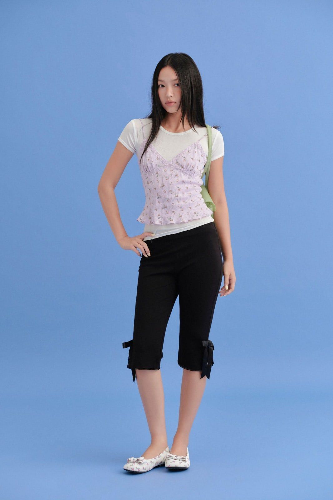 Áo thun trơn ôm dáng White Plain Cotton T Shirt