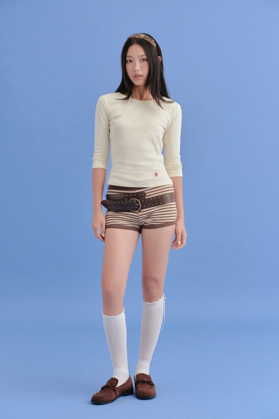 Áo thun tay lỡ cổ tròn Margot Mid-Sleeve Tee nhiều màu