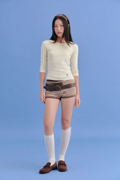  Quần shorts Cotton Striped nhiều màu 