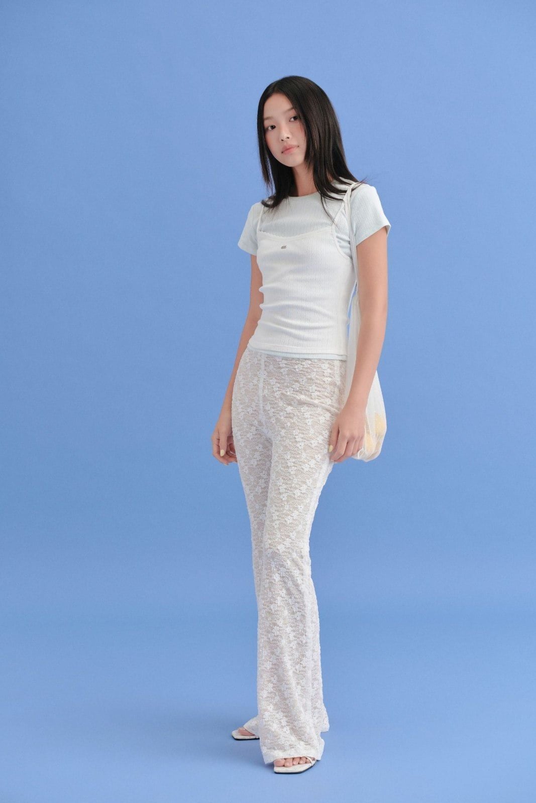 Áo hai dây kiểu Plain Ruched Cami Top nhiều màu