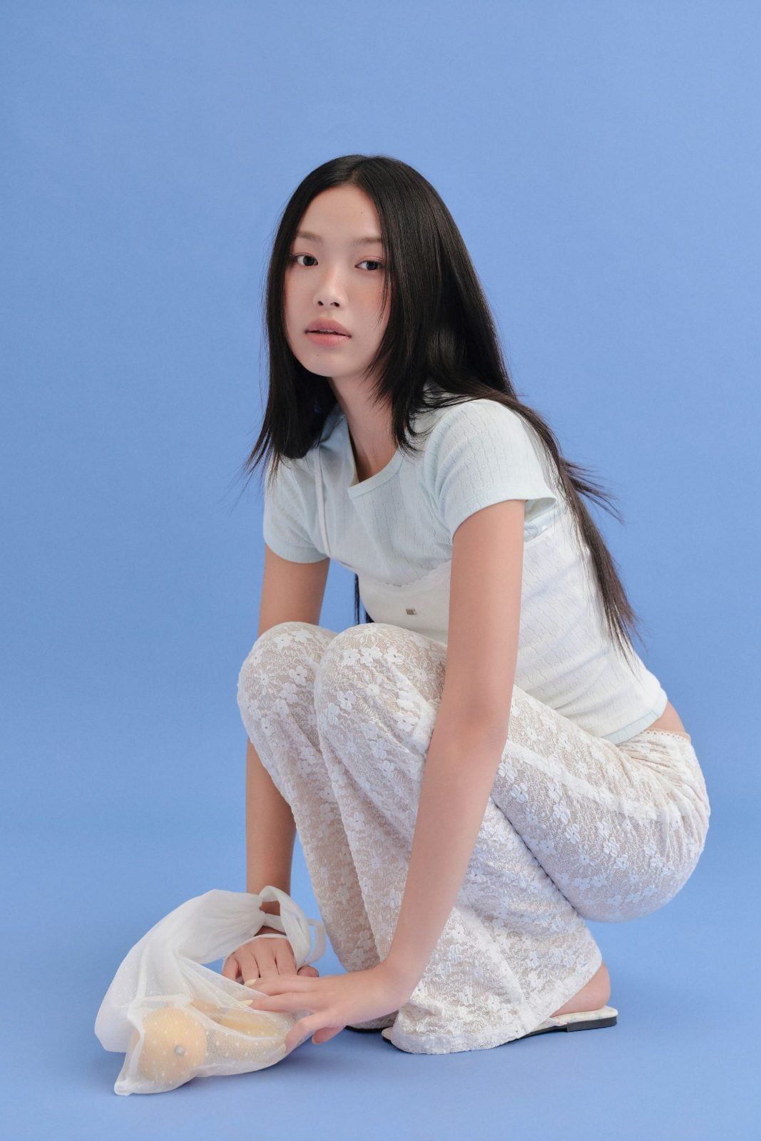 Áo hai dây kiểu Plain Ruched Cami Top nhiều màu