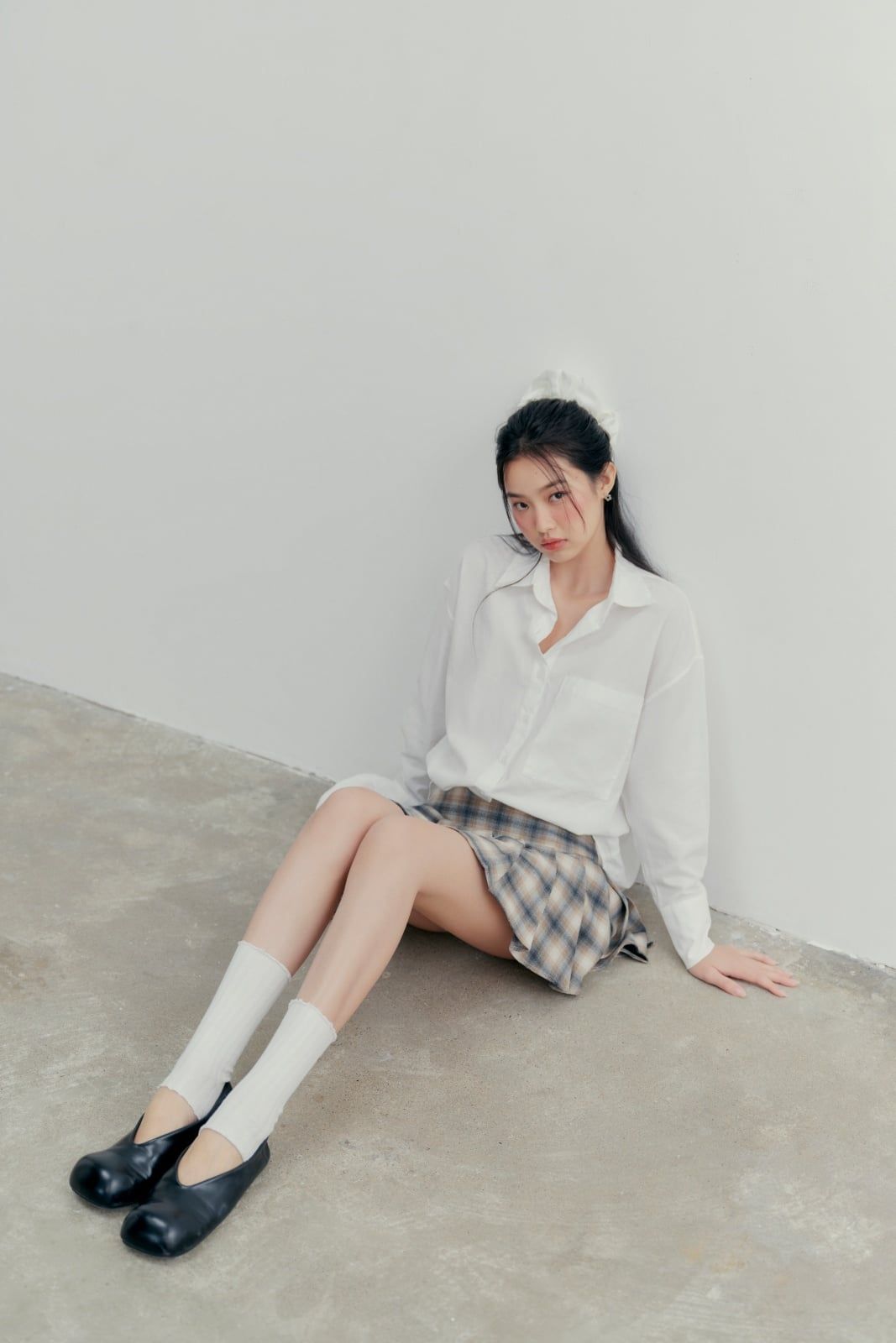 Áo White Linen Oversized Shirt