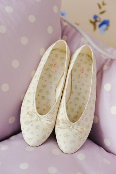  Giày búp bê họa tiết hoa cổ điển Floral Flats nhiều màu 