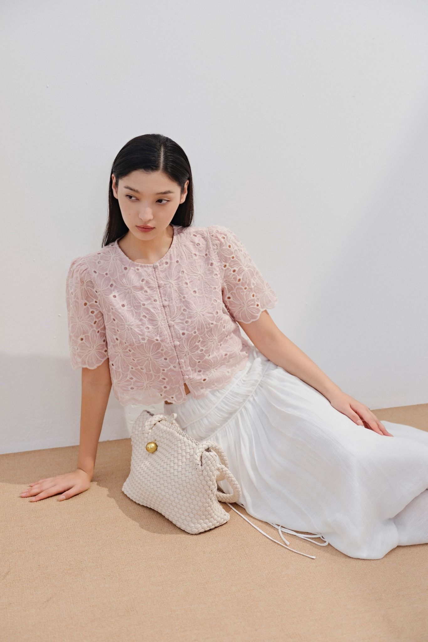 Chân váy Chiffon Side Tie Maxi Skirt nhiều màu