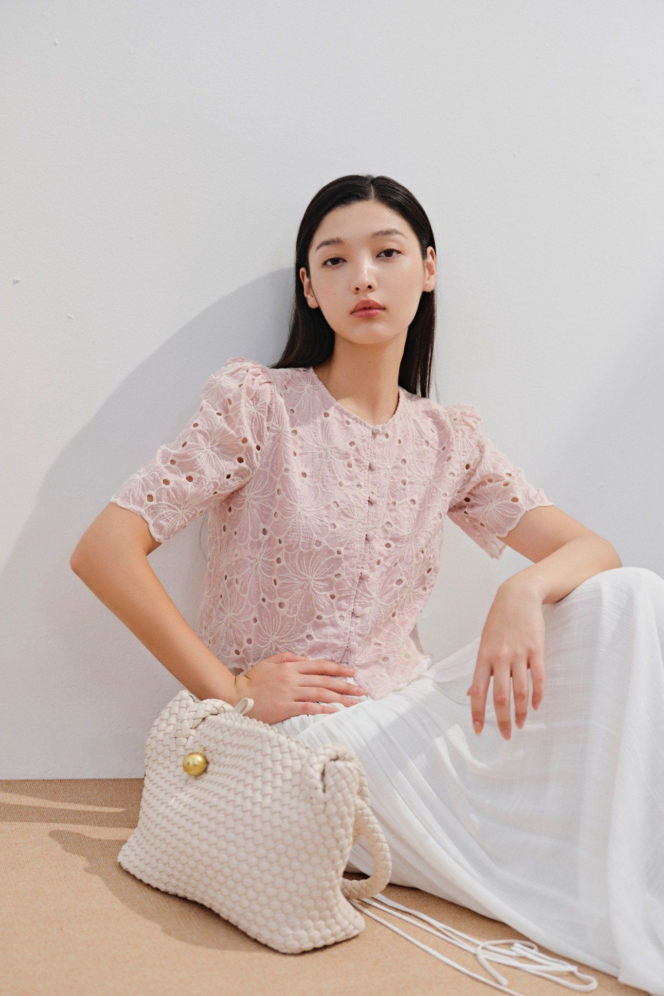 Chân váy Chiffon Side Tie Maxi Skirt nhiều màu