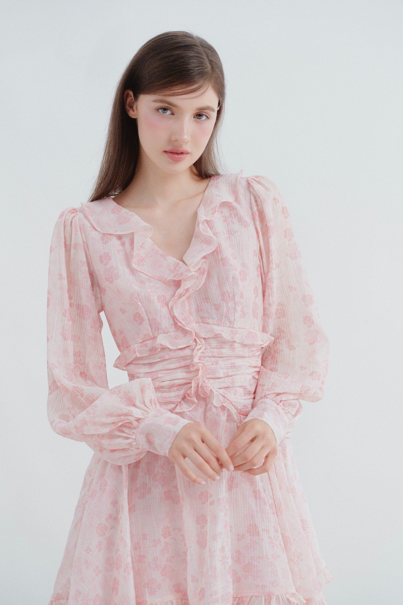 Kamiyah Fleur Dress in Pink