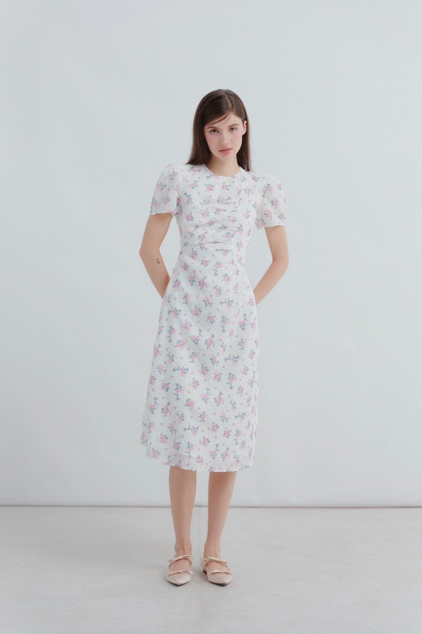 Seira Rose Dress in White