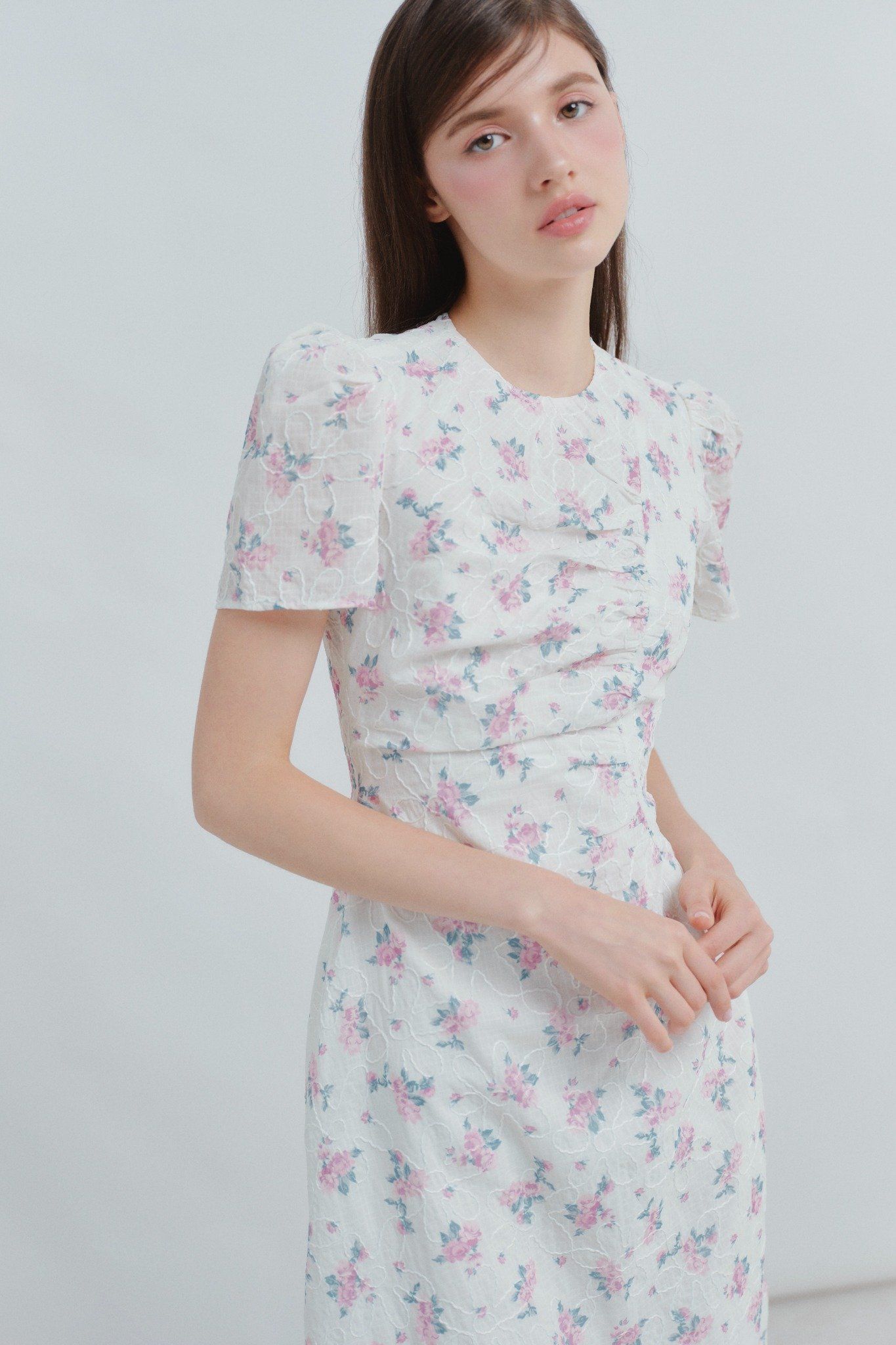 Seira Rose Dress in White