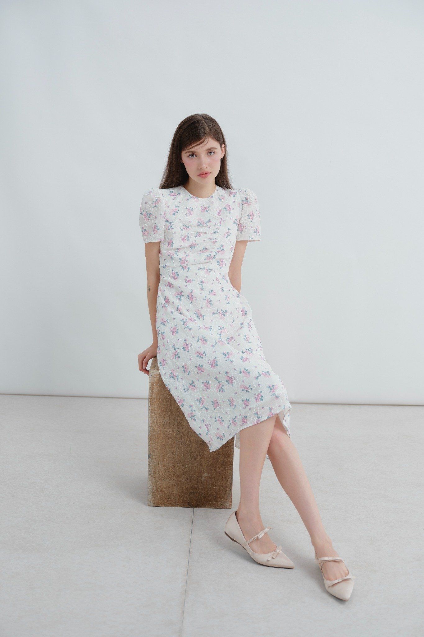 Seira Rose Dress in White