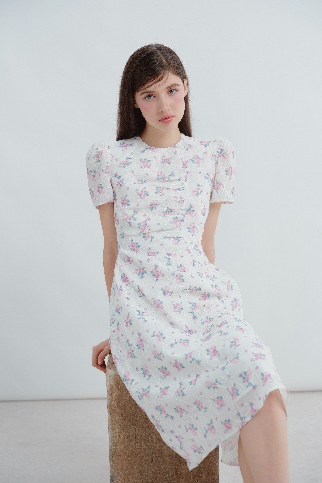 Seira Rose Dress in White