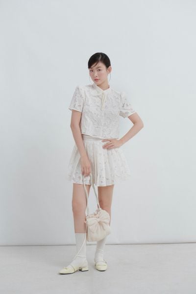  Ginny Fleur Set in Cream 