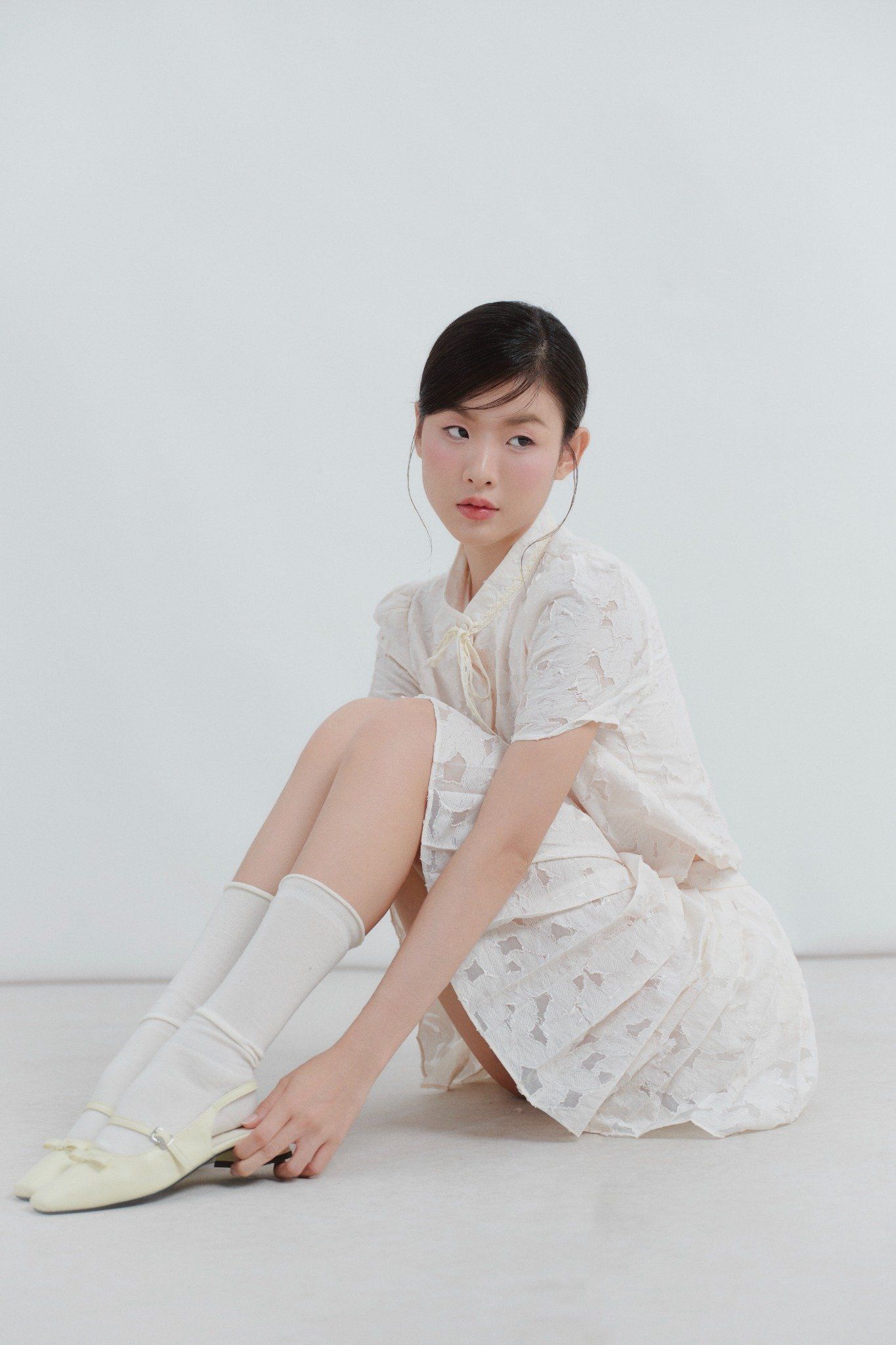 Ginny Fleur Set in Cream