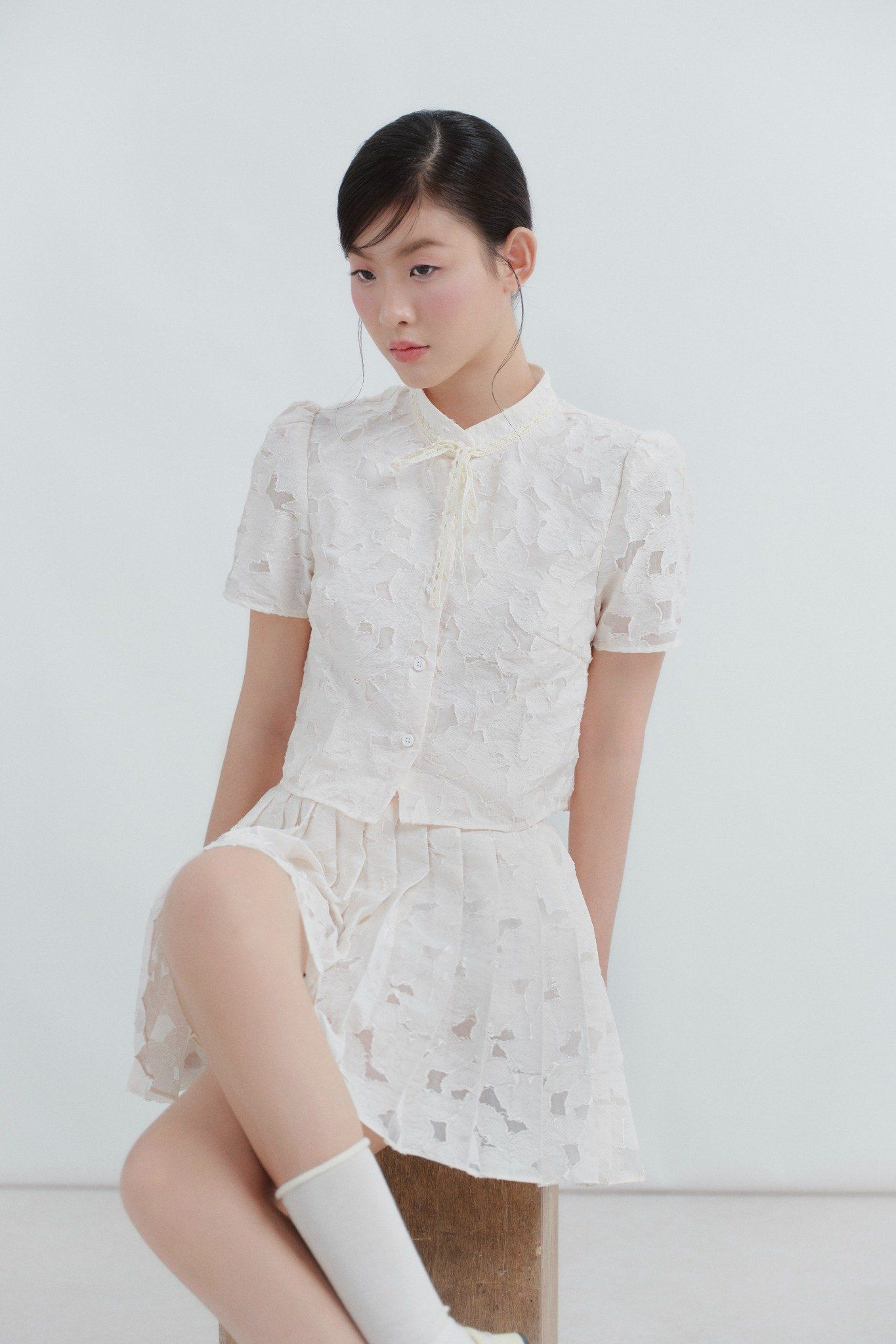 Ginny Fleur Set in Cream