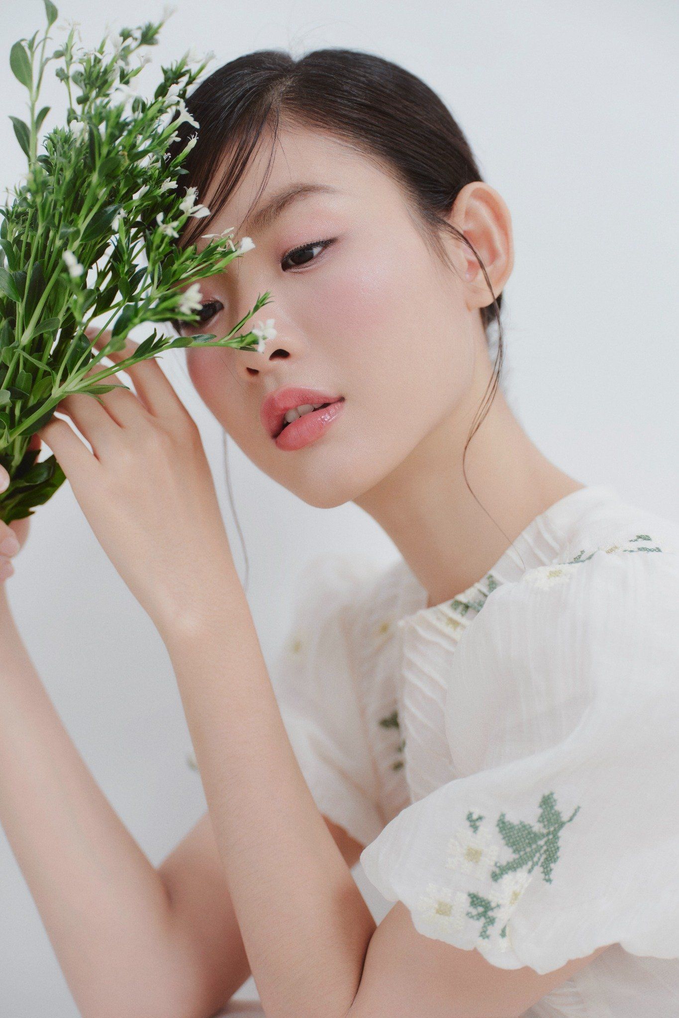 Ottoline Fleur Dress in Cream
