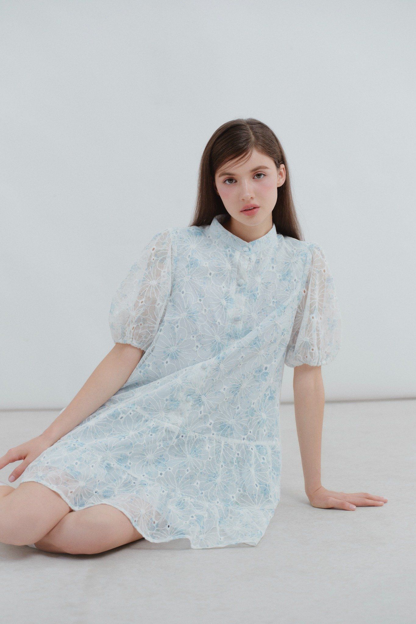 Bellona Fleur Dress in Blue
