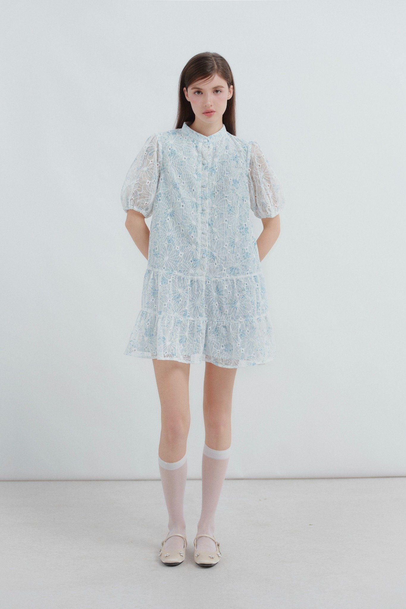 Bellona Fleur Dress in Blue
