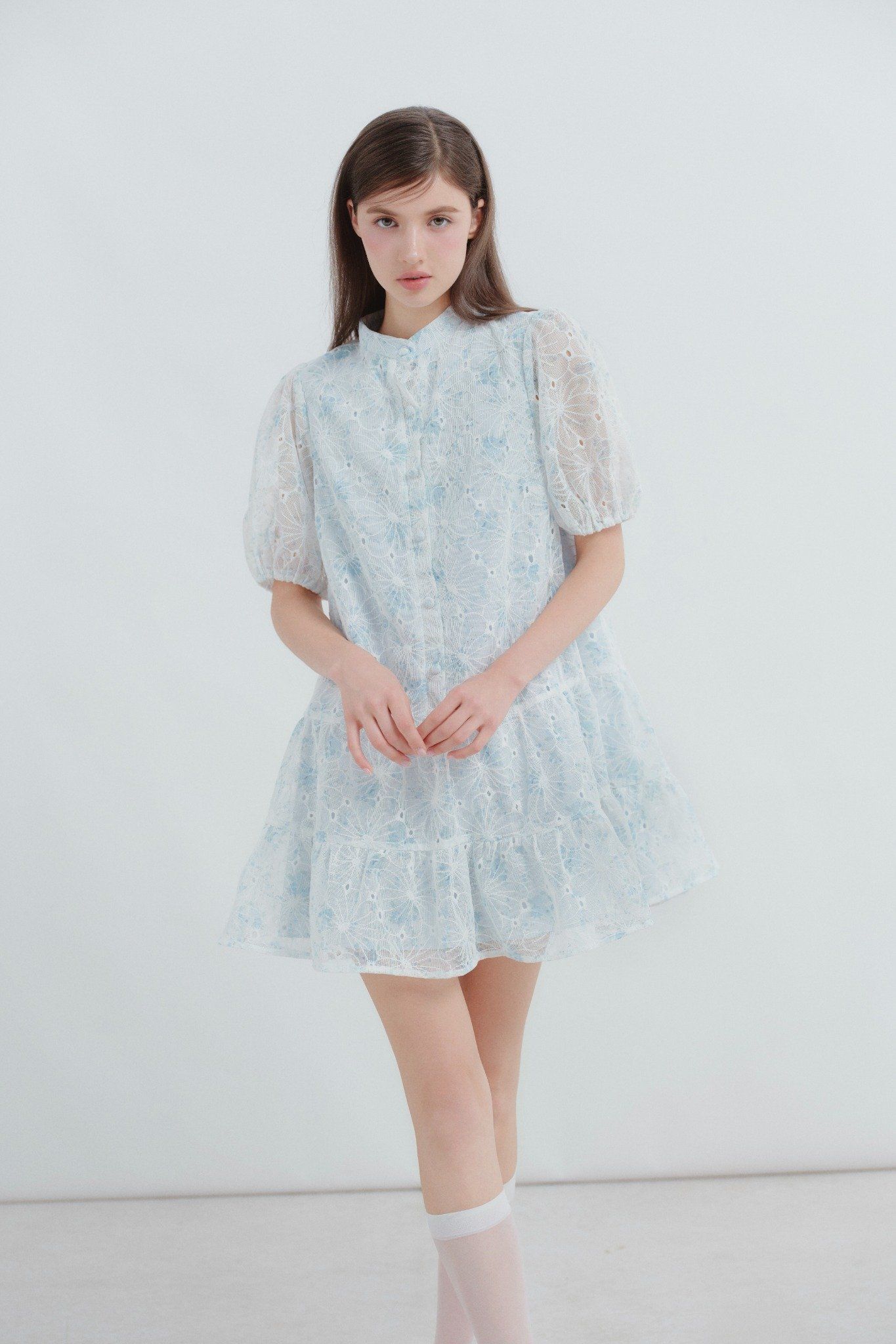 Bellona Fleur Dress in Blue