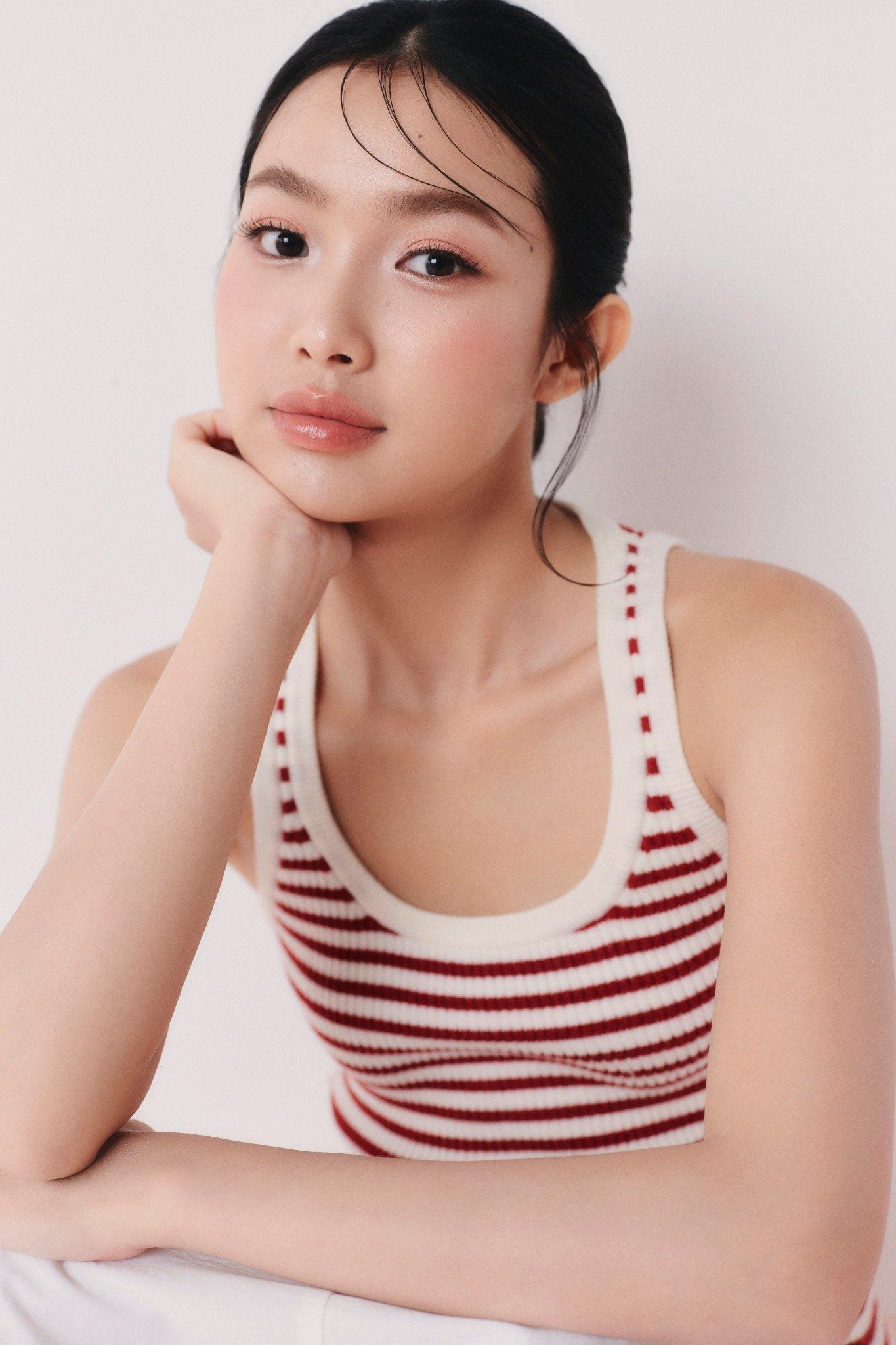 Áo Striped Ribbed Knit Tank Top nhiều màu