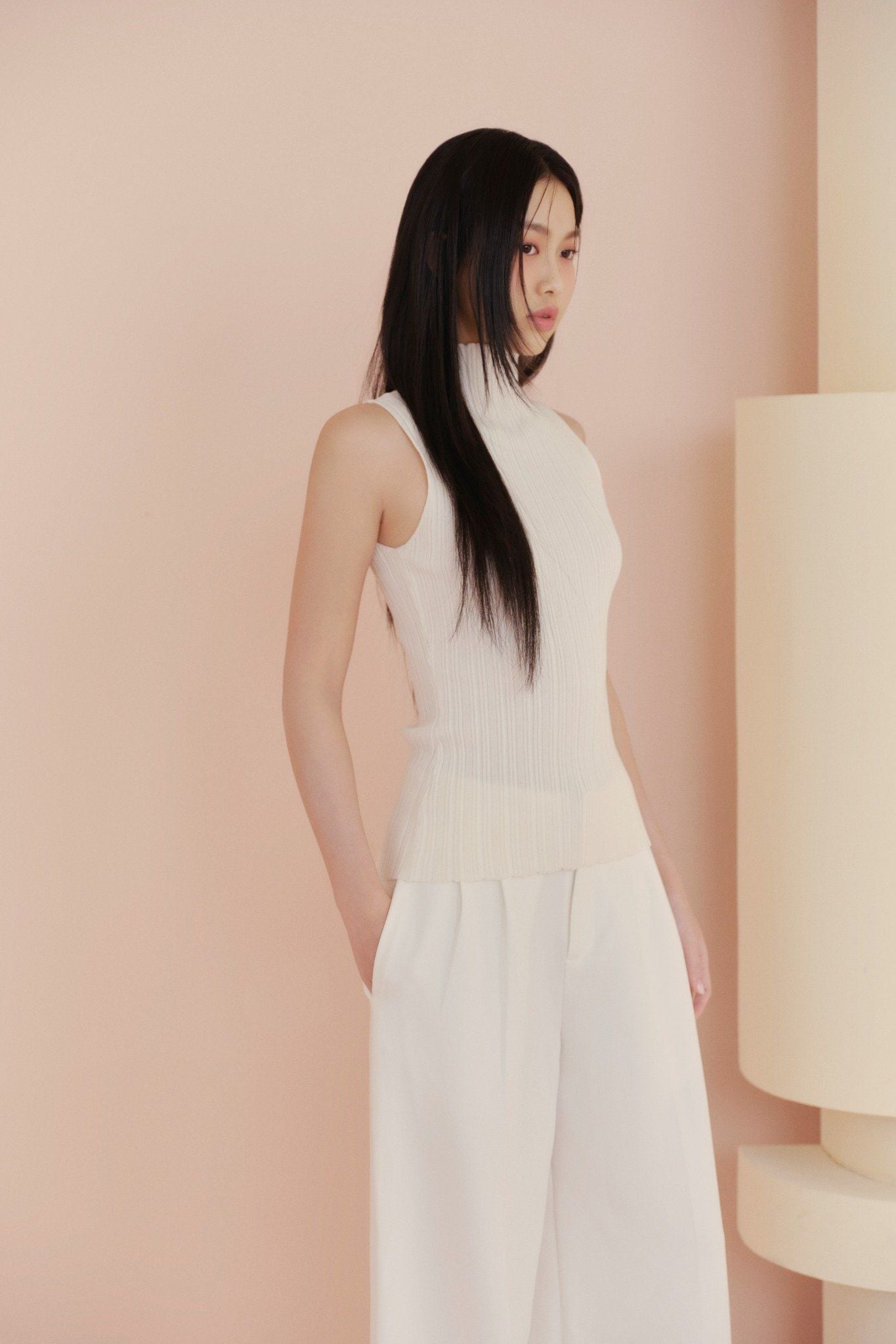 Quần High Waist Wide Leg Pants nhiều màu