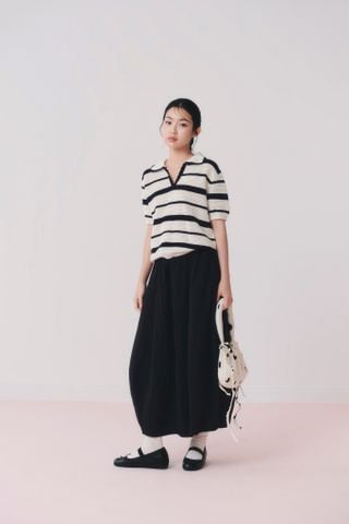 Chân váy Cotton Puff Maxi Skirt nhiều màu