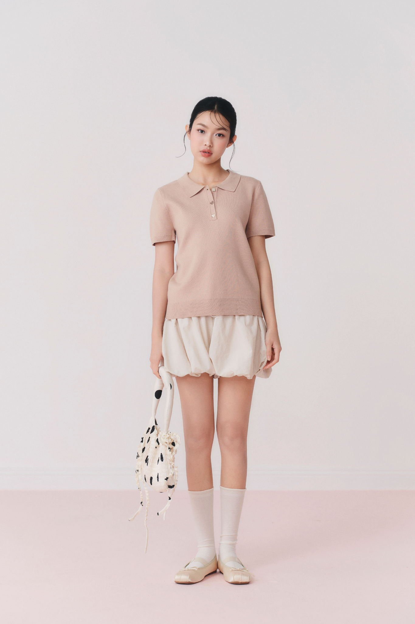 Chân váy Beige Kate Puff Mini Skirt