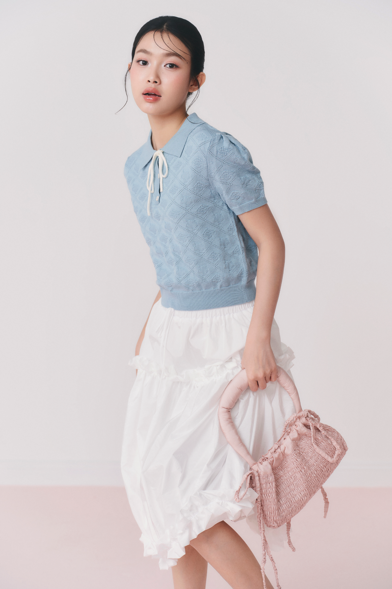 Áo Binna Top in Blue