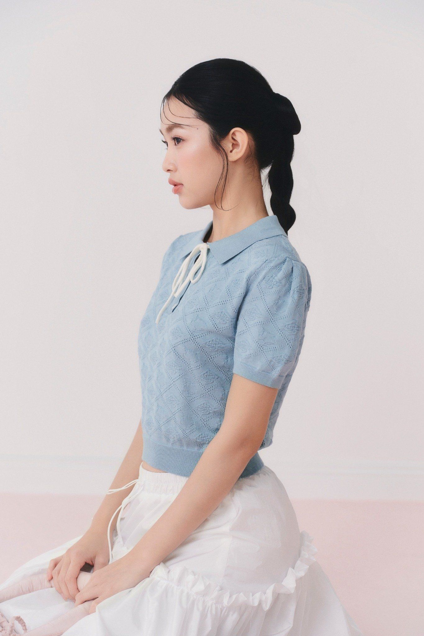 Áo Binna Top in Blue