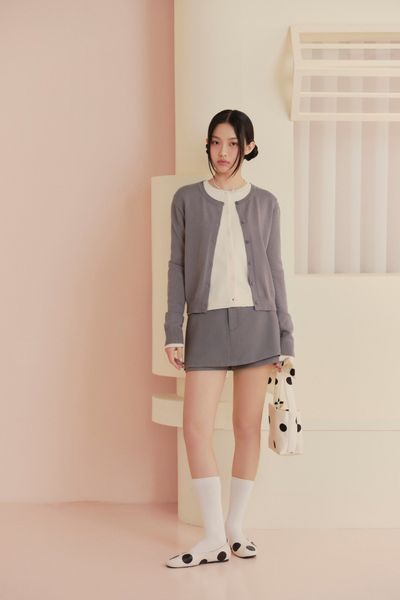  Chân váy Plain Cotton Mini Skirt nhiều màu 