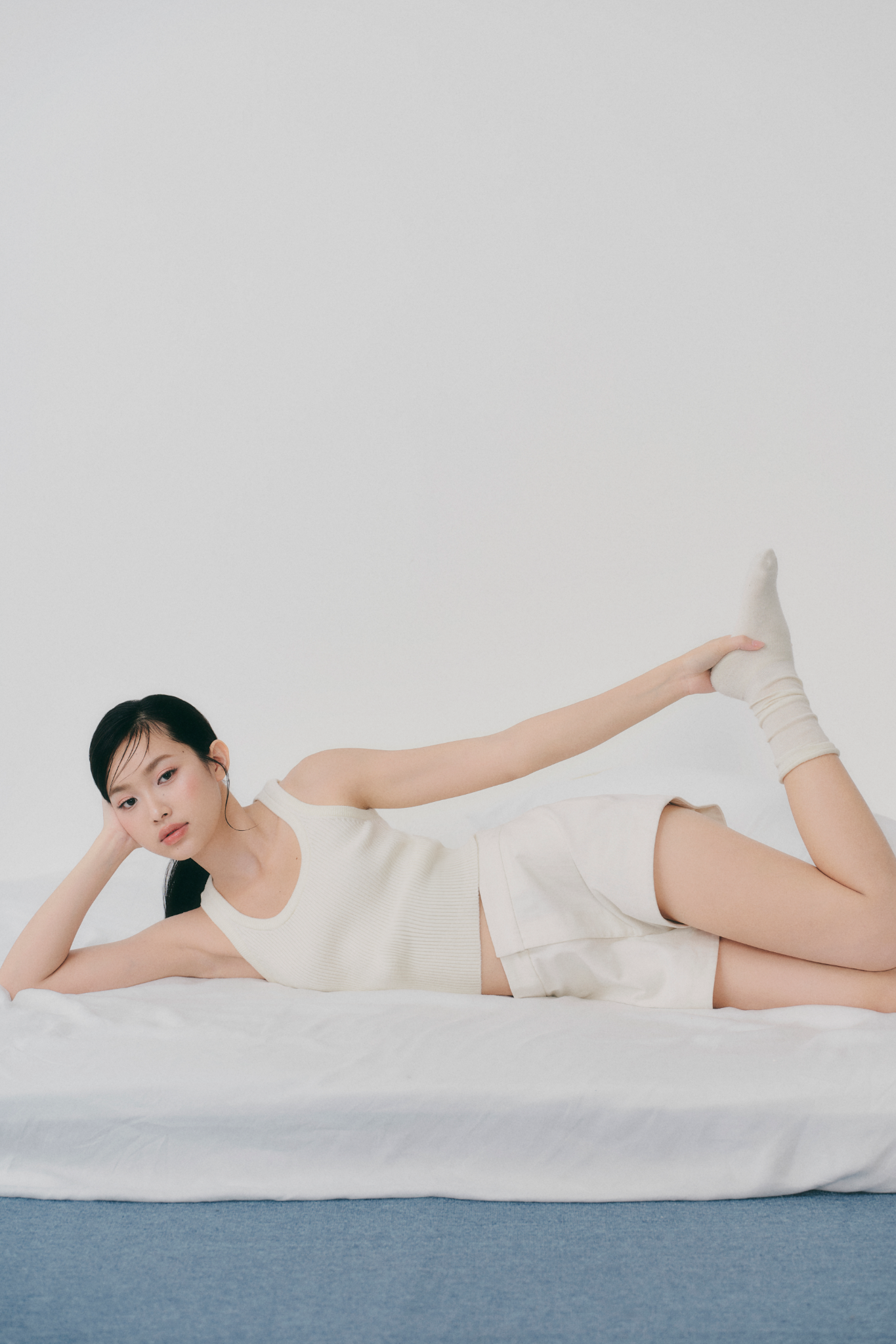 Áo Striped Ribbed Knit Tank Top nhiều màu