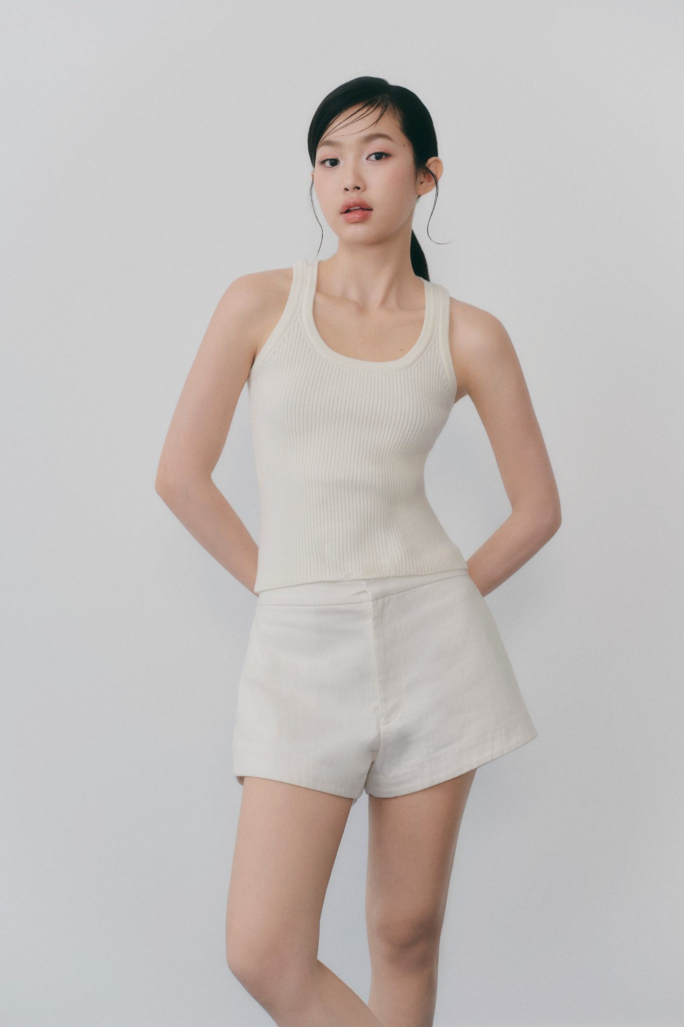 Áo Striped Ribbed Knit Tank Top nhiều màu